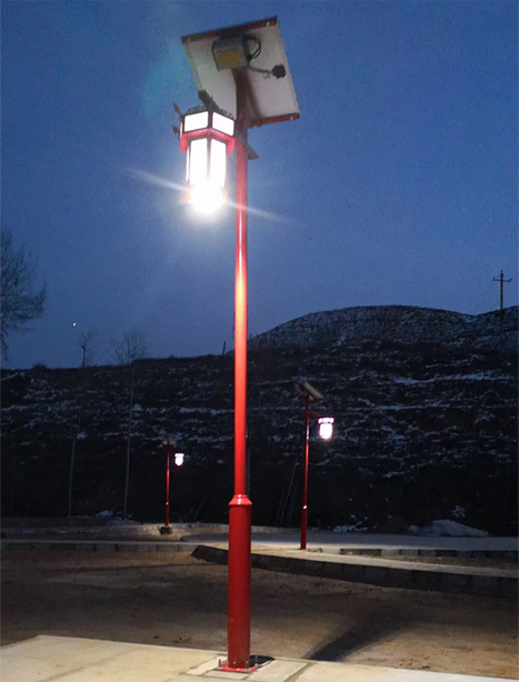 皋蘭縣韓家莊路燈項目