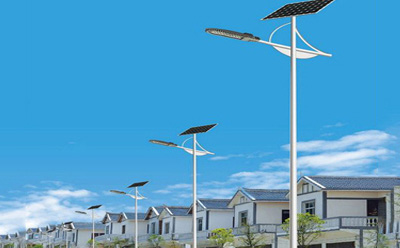 農(nóng)村院子里適合的蘭州太陽能路燈