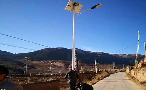 甘肅蘭州地區(qū)太陽(yáng)能路燈調(diào)試注意事項(xiàng)